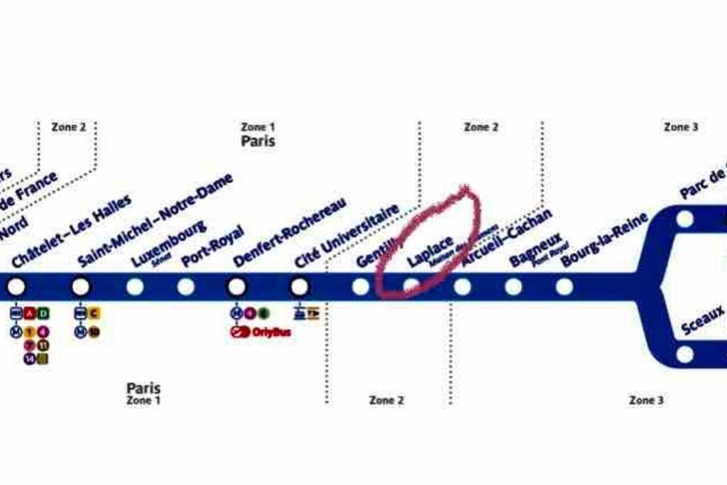 Apartmán Beau T2 A Arcueil Proche Rer B. Exteriér fotografie